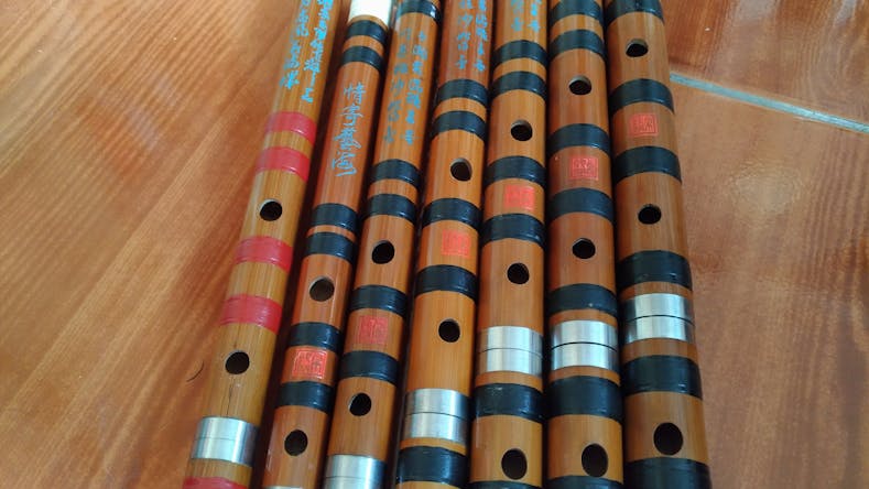 Instrument De Musique Débutant Dizi De Flûte De Bambou Amer À 2